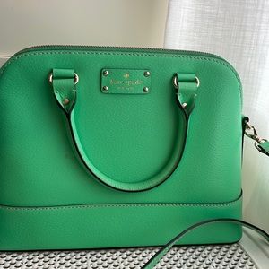 Green Kate Spade Purse